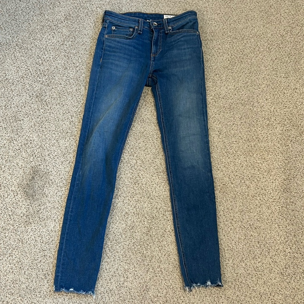 Rag & Bone Cate Skinny Jeans in “Flint”, 24